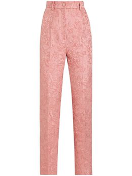 Dolce & Gabbana: Розовые брюки 