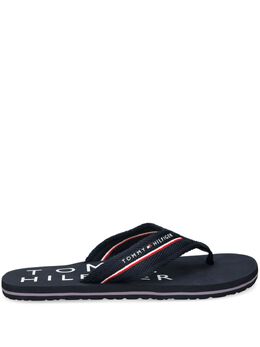 Tommy Hilfiger: Синие шлёпанцы 