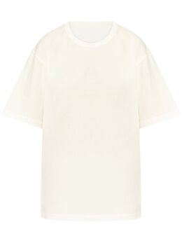Yohji Yamamoto: Футболка с принтом 