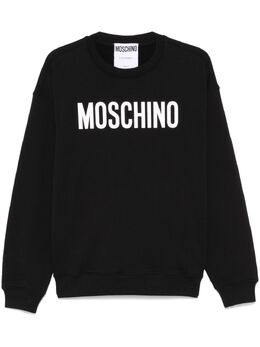 Moschino: Свитер с принтом 
