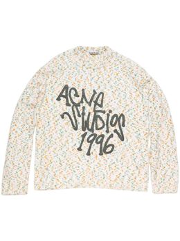 Acne Studios: Белый свитер 