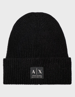 ARMANI EXCHANGE: Чёрная шапка 