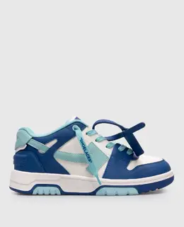 Off-White: Синие кроссовки  Out of Office