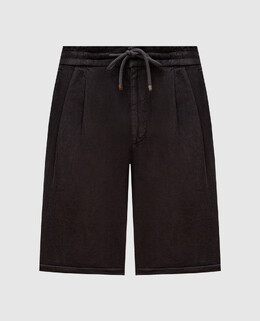 Brunello Cucinelli: Коричневые шорты 