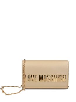 Love Moschino: Бежевая сумка 