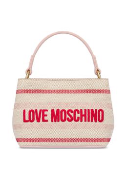 Love Moschino: Светлая сумка-шоппер 