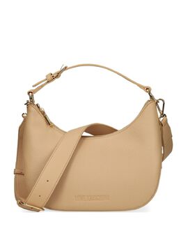 Love Moschino: Бежевая сумка 