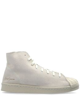 Y-3: Белые кроссовки 