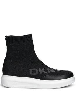 DKNY: Чёрные кроссовки 