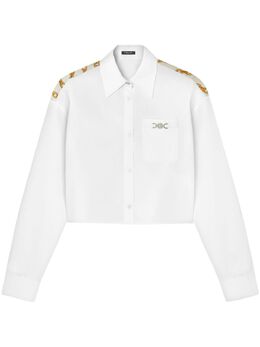 Versace: Рубашка в полоску 