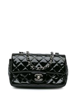 CHANEL Pre-Owned: Чёрная сумка через плечо 