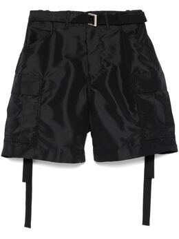 sacai: Чёрные шорты 