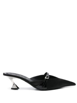 Mugler: Чёрные сабо 