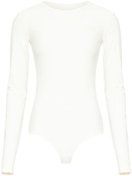 MM6 Maison Margiela: Белый боди 
