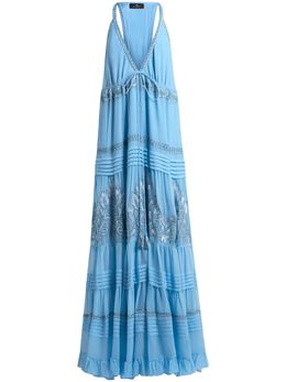 ETRO: Платье с растительным принтом 