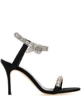 Manolo Blahnik: Чёрные сандалии 