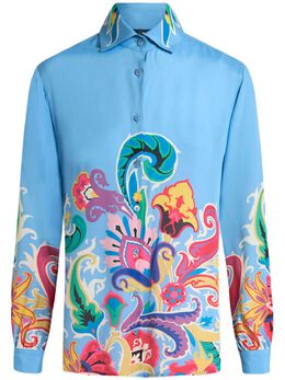 ETRO: Рубашка с растительным принтом 
