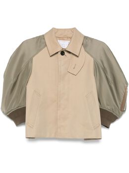 sacai: Куртка с рукавами-фонариками 