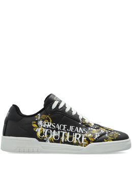Versace Jeans Couture: Чёрные кроссовки 