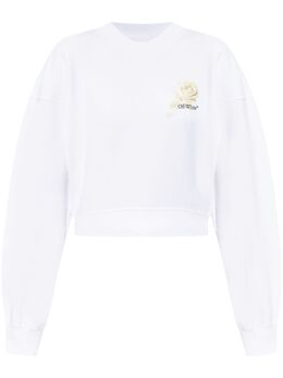 Off-White: Свитшот с принтом 