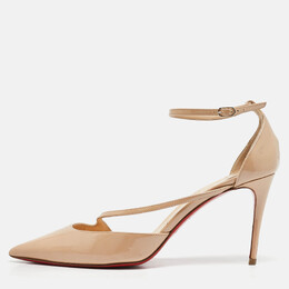 Christian Louboutin: Бежевые туфли 