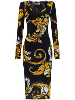 Versace Jeans Couture: Платье миди 