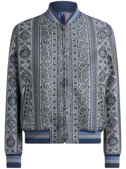 ETRO: Куртка с растительным принтом 