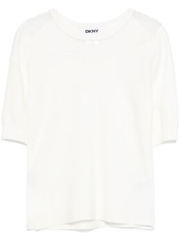 DKNY: Прозрачная футболка 