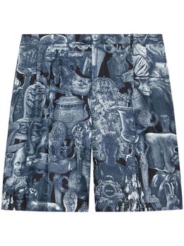 Givenchy: Чёрные шорты 
