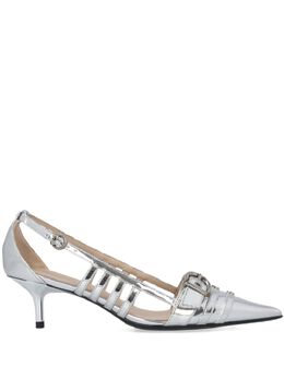 PINKO: Серебристые туфли 