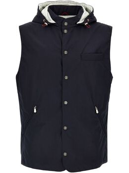 Brunello Cucinelli: Синий жилет 