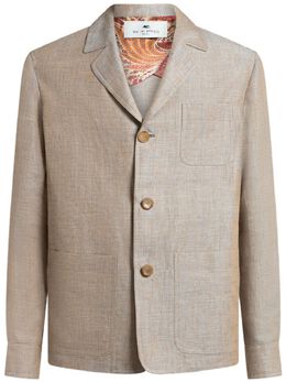 ETRO: Льняные пиджаки 