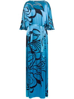 Alberta Ferretti: Шёлковое платье 