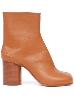 Maison Margiela: Оранжевые ботинки  Tabi