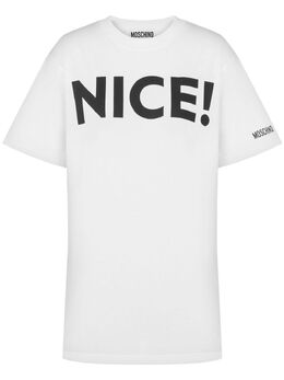 Moschino: Футболка с принтом 