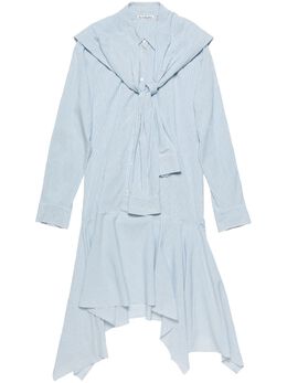 Acne Studios: Платье  Midi в полоску