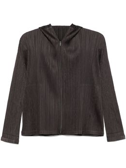 Pleats Please Issey Miyake: Чёрная толстовка 