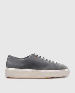 Santoni: Серые кеды 