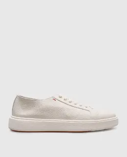 Santoni: Белые кеды 