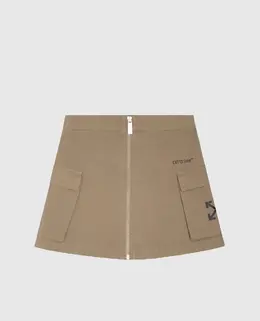 Off-White: Короткая юбка  Arrow
