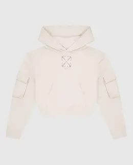 Off-White: Толстовка  Arrow с принтом