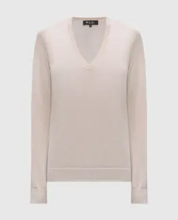 Loro Piana: Бежевый свитер 