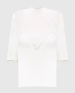Twinset: Белый топ 