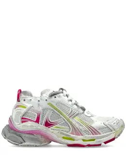Balenciaga: Белые кроссовки  Runner
