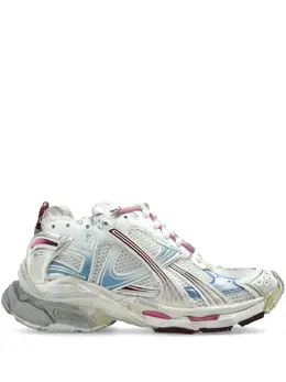 Balenciaga: Белые кроссовки  Runner