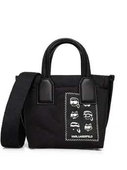 Karl Lagerfeld: Чёрная сумка-шоппер  Ikonik
