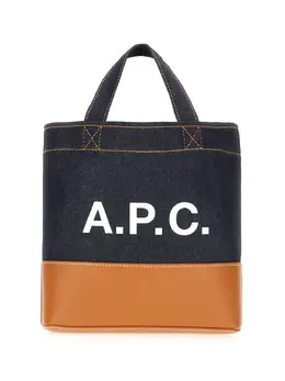A.P.C.: Сумка-шоппер с принтом 