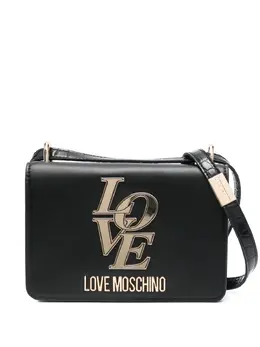 Love Moschino: Чёрная сумка через плечо 