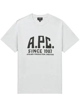 A.P.C.: Футболка с принтом 