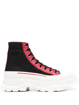 Alexander McQueen: Красные ботинки  Tread Slick
